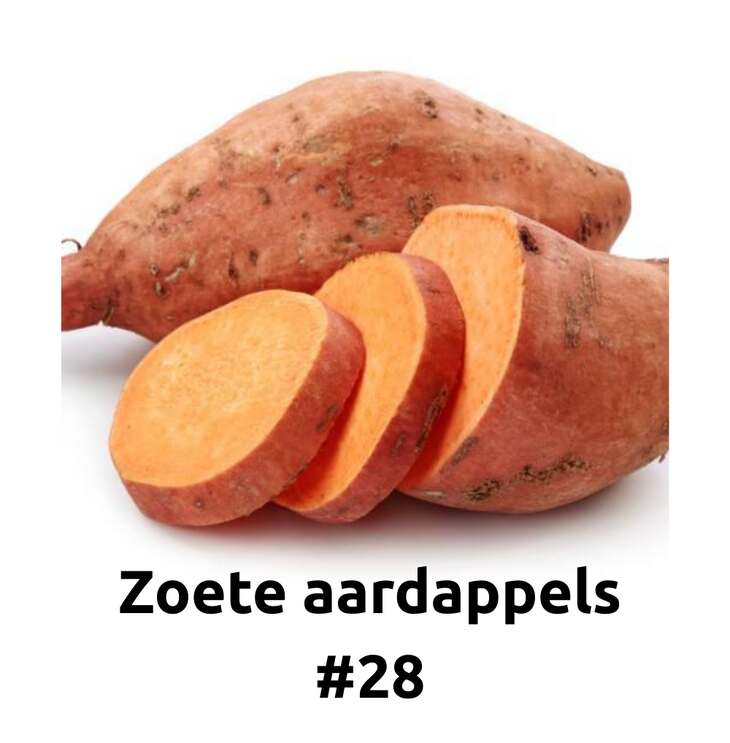 25 Zoete aardappels