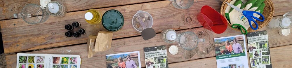 De Moestuin shampoo workshop tafel